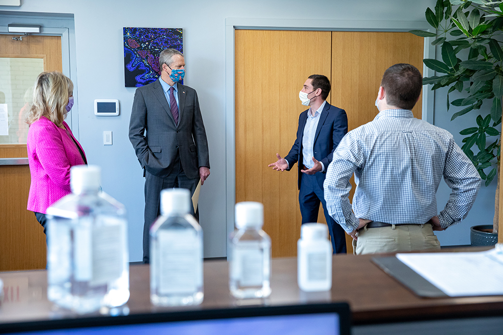 Governor Baker Tours MatTek Life Sciences