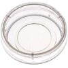 empty 35 mm glass bottom cell culture dish