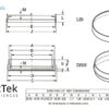 dimensions of a 50 mm cell culture dish