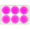 top view of a 6 well multiwell cell culture plate