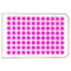 top view of a 96 well multiwell cell culture plate