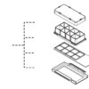 Schematic blueprint of a opened chamberslide